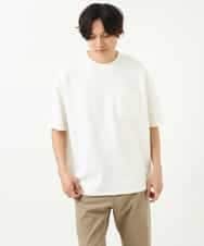 KHKFS38044 a.v.v MEN(アー・ヴェ・ヴェ) 【接触冷感/S-XXL】コクーンシルエットカットソー ベージュ