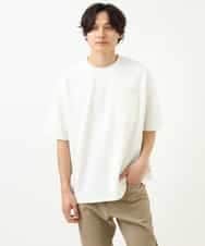 KHKFS38044 a.v.v MEN(アー・ヴェ・ヴェ) 【接触冷感/S-XXL】コクーンシルエットカットソー ベージュ