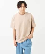 KHKFS38044 a.v.v MEN(アー・ヴェ・ヴェ) 【接触冷感/S-XXL】コクーンシルエットカットソー ベージュ