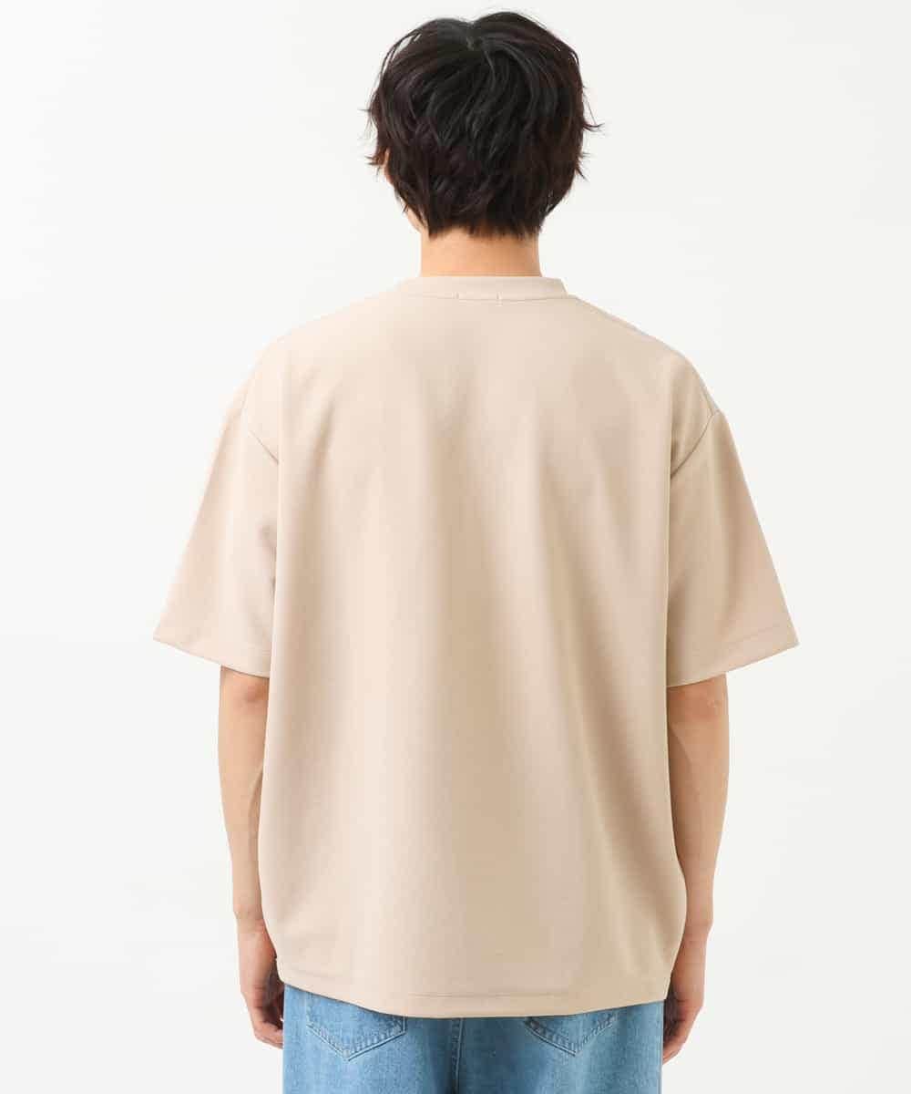 KHKFS38044 a.v.v MEN(アー・ヴェ・ヴェ) 【接触冷感/S-XXL】コクーンシルエットカットソー ベージュ