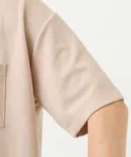 KHKFS38044 a.v.v MEN(アー・ヴェ・ヴェ) 【接触冷感/S-XXL】コクーンシルエットカットソー ベージュ