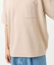 KHKFS38044 a.v.v MEN(アー・ヴェ・ヴェ) 【接触冷感/S-XXL】コクーンシルエットカットソー ベージュ