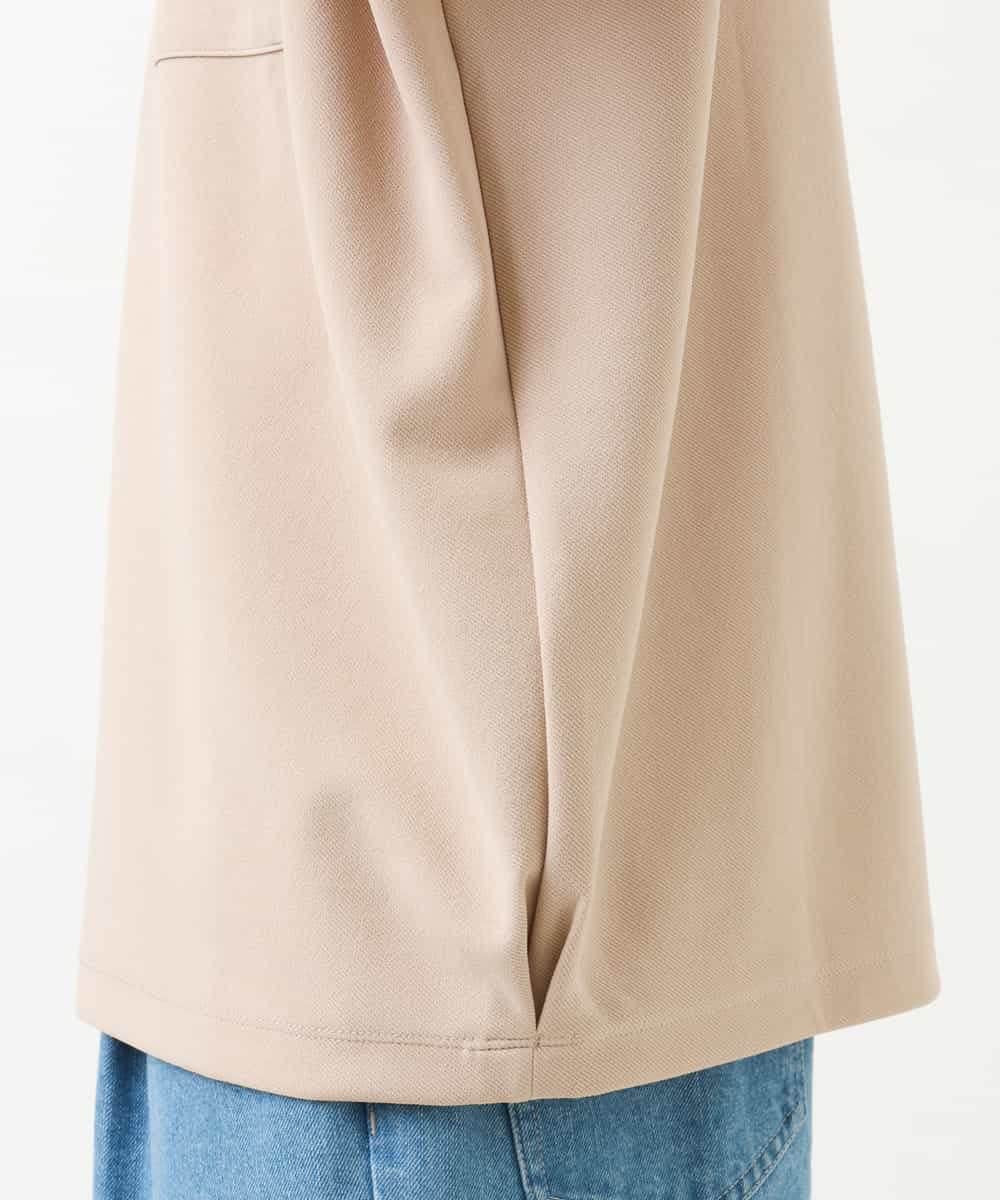KHKFS38044 a.v.v MEN(アー・ヴェ・ヴェ) 【接触冷感/S-XXL】コクーンシルエットカットソー ベージュ
