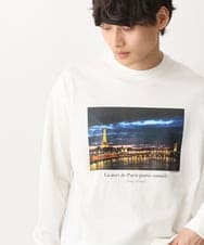 KHKFV19044 a.v.v MEN(アー・ヴェ・ヴェ) 【フォトグラファーコラボ】ワイドシルエットロングTシャツ ダークグレー