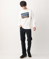 KHKFV19044 a.v.v MEN(アー・ヴェ・ヴェ) 【フォトグラファーコラボ】ワイドシルエットロングTシャツ ダークグレー