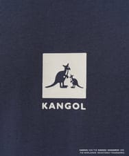 KHKGA16059 a.v.v MEN(アー・ヴェ・ヴェ) 【接触冷感/コラボ】KANGOLスクエアプリントワイドシルエットカットソー ホワイト