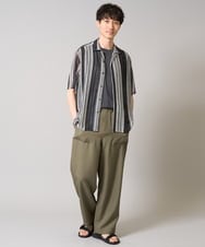 KHKGA39019 a.v.v MEN(アー・ヴェ・ヴェ) 【接触冷感】ノースリーブカットソー ブラック