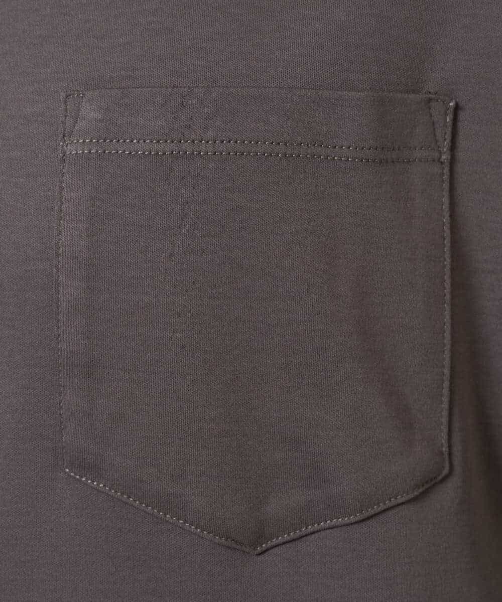 KHKGA40039 a.v.v MEN(アー・ヴェ・ヴェ) 【接触冷感/UVカット/毛玉になりにくい】シルケットスムースワイドシルエットカットソー ブラック