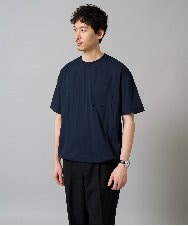 KHKGA55044 a.v.v MEN(アー・ヴェ・ヴェ) 【速乾/毛玉になりにくい】ドローコード付きワイドシルエットカットソー ダークグレー