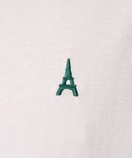 KHKGA60029 a.v.v MEN(アー・ヴェ・ヴェ) 【接触冷感】ワンポイント刺繍ボートネックカットソー ライトグレー