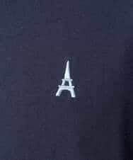 KHKGA60029 a.v.v MEN(アー・ヴェ・ヴェ) 【接触冷感】ワンポイント刺繍ボートネックカットソー ライトグレー