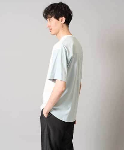 KHKGA64039 a.v.v MEN 【接触冷感/綿100％】切替セミワイドカットソー