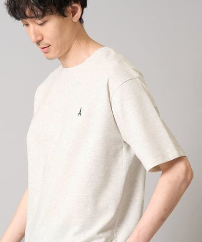KHKGA89039 a.v.v MEN 【イージーケア/接触冷感】ライトアゼワンポイント刺繍スウェットＴ