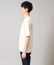 KHKGA89039 a.v.v MEN(アー・ヴェ・ヴェ) 【イージーケア/接触冷感】ライトアゼワンポイント刺繍スウェットＴ ブラック