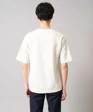 KHKGA89039 a.v.v MEN(アー・ヴェ・ヴェ) 【イージーケア/接触冷感】ライトアゼワンポイント刺繍スウェットＴ ブラック