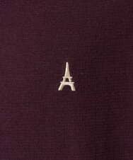 KHKGA89039 a.v.v MEN(アー・ヴェ・ヴェ) 【イージーケア/接触冷感】ライトアゼ半袖Ｔシャツ ワンポイント刺繍 ブラック