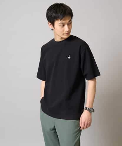 KHKGA89039 a.v.v MEN 【イージーケア/接触冷感】ライトアゼ半袖Ｔシャツ ワンポイント刺繍