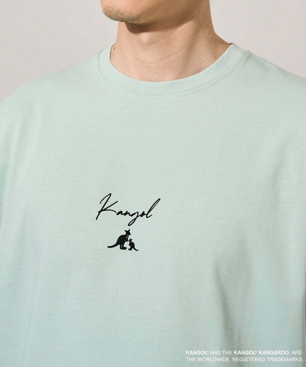 KHKGD15059 a.v.v MEN(アー・ヴェ・ヴェ) 【コラボ/接触冷感】ＫＡＮＧＯＬスクエアプリントロングシルエットカットソー ホワイト