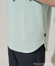 KHKGD15059 a.v.v MEN(アー・ヴェ・ヴェ) 【コラボ/接触冷感】ＫＡＮＧＯＬスクエアプリントロングシルエットカットソー ホワイト