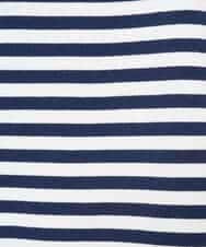 KHKGD23049 a.v.v MEN(アー・ヴェ・ヴェ) 【洗濯機で洗える】ベーシックボーダーカットソー ネイビー