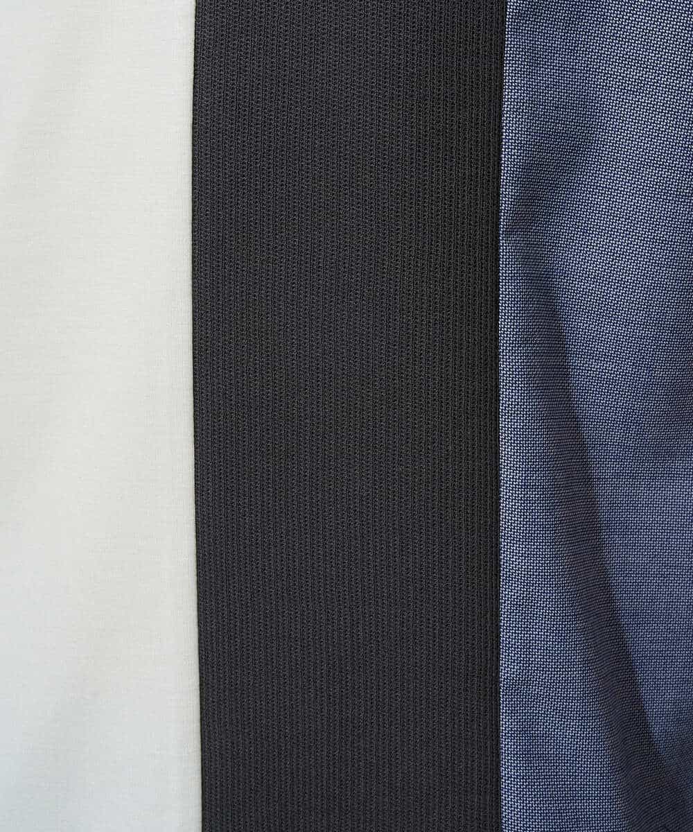 KHKGD27059 a.v.v MEN(アー・ヴェ・ヴェ) 夏の一枚着で人気！【洗濯機で洗える】デザテクカットソー ブラック