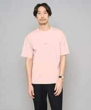 KHKGD29039 a.v.v MEN(アー・ヴェ・ヴェ) 【イージーケア/洗濯機で洗える/速乾/毛玉になりにくい/接触冷感】ミニロゴプリントセミワイドシルエットカットソー ダークグレー