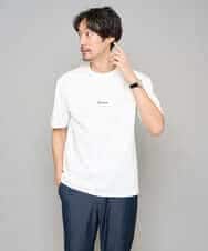 KHKGD29039 a.v.v MEN(アー・ヴェ・ヴェ) 【イージーケア/洗濯機で洗える/速乾/毛玉になりにくい/接触冷感】ミニロゴプリントセミワイドシルエットカットソー ダークグレー