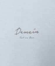 KHKGD29039 a.v.v MEN(アー・ヴェ・ヴェ) 【イージーケア/洗濯機で洗える/速乾/毛玉になりにくい/接触冷感】ミニロゴプリントセミワイドシルエットカットソー ダークグレー