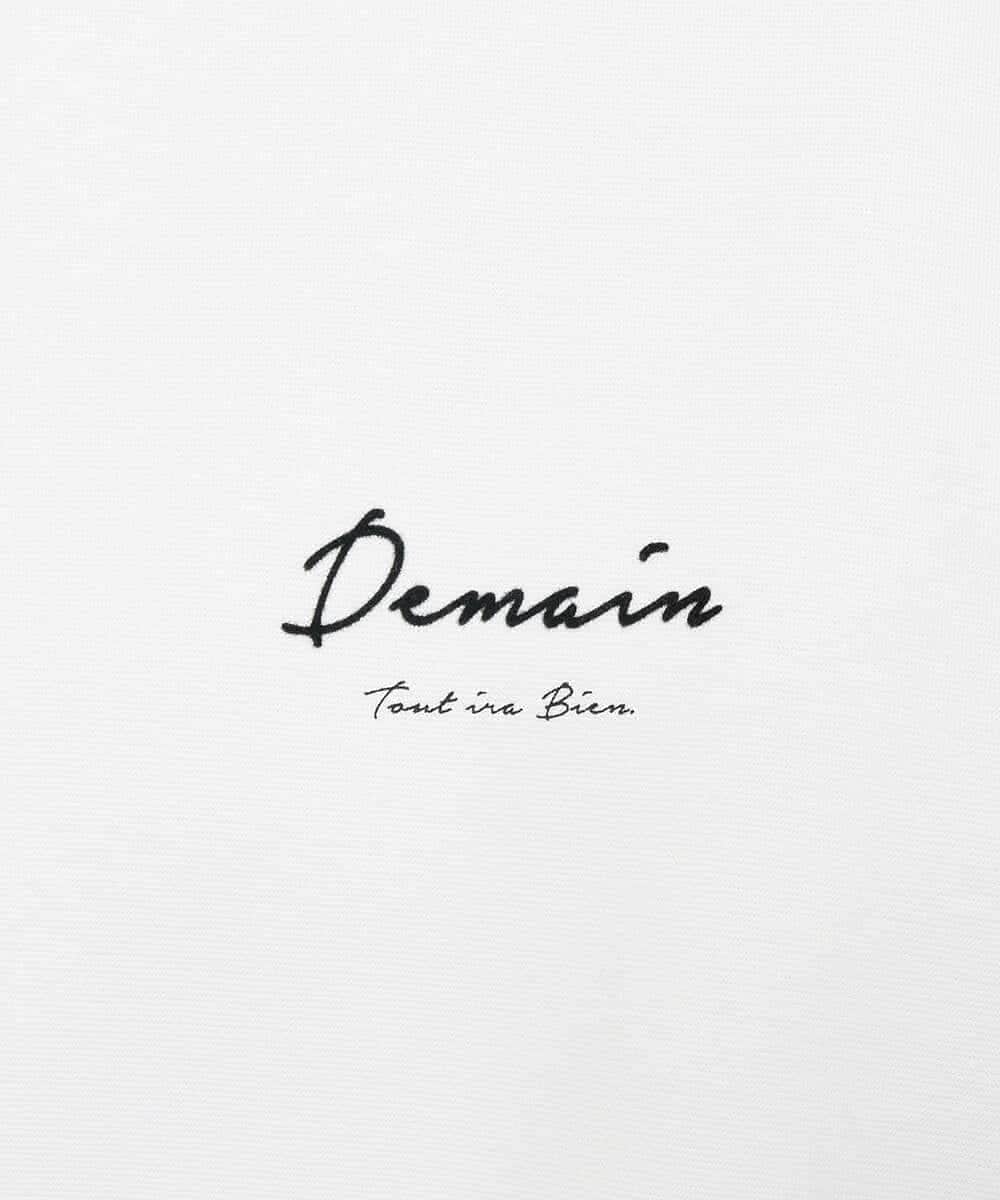 KHKGD29039 a.v.v MEN(アー・ヴェ・ヴェ) 【イージーケア/洗濯機で洗える/速乾/毛玉になりにくい/接触冷感】ミニロゴプリントセミワイドシルエットカットソー ダークグレー