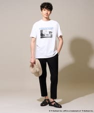 KHKGD30059 a.v.v MEN(アー・ヴェ・ヴェ) ライフピクチャーコレクションプリントＴシャツ ホワイト