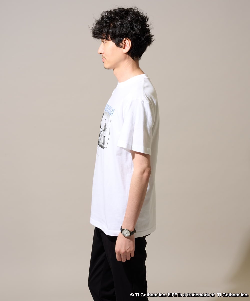 KHKGD30059 a.v.v MEN(アー・ヴェ・ヴェ) ライフピクチャーコレクションプリントＴシャツ ホワイト