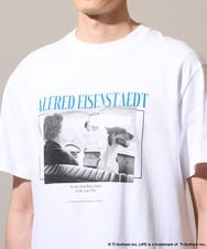 KHKGD30059 a.v.v MEN(アー・ヴェ・ヴェ) ライフピクチャーコレクションプリントＴシャツ ホワイト