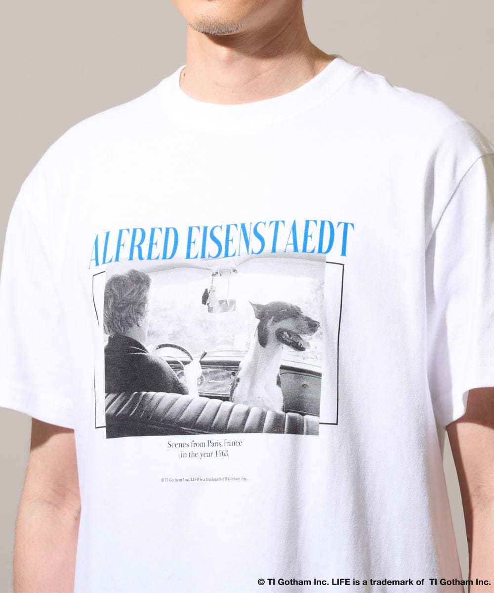 KHKGD30059 a.v.v MEN(アー・ヴェ・ヴェ) ライフピクチャーコレクションプリントＴシャツ ホワイト