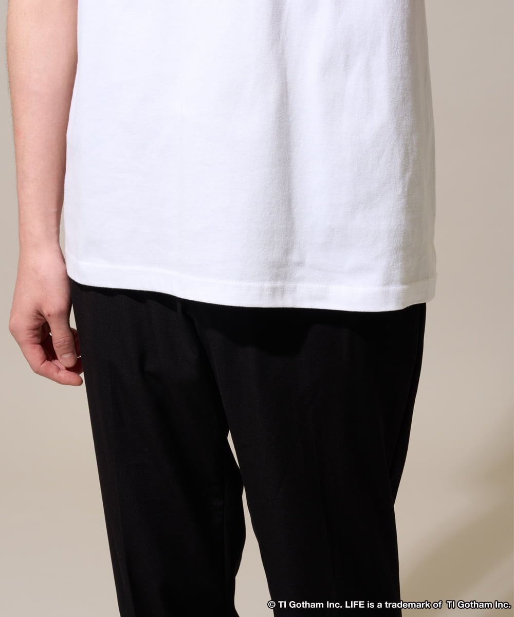 KHKGD30059 a.v.v MEN(アー・ヴェ・ヴェ) ライフピクチャーコレクションプリントＴシャツ ホワイト