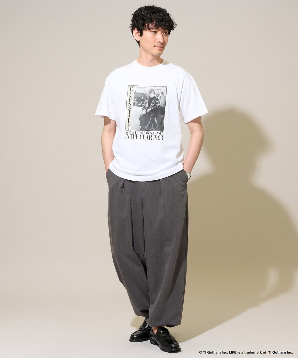 KHKGD31059 a.v.v MEN(アー・ヴェ・ヴェ) ライフピクチャーコレクションプリントＴシャツ ホワイト
