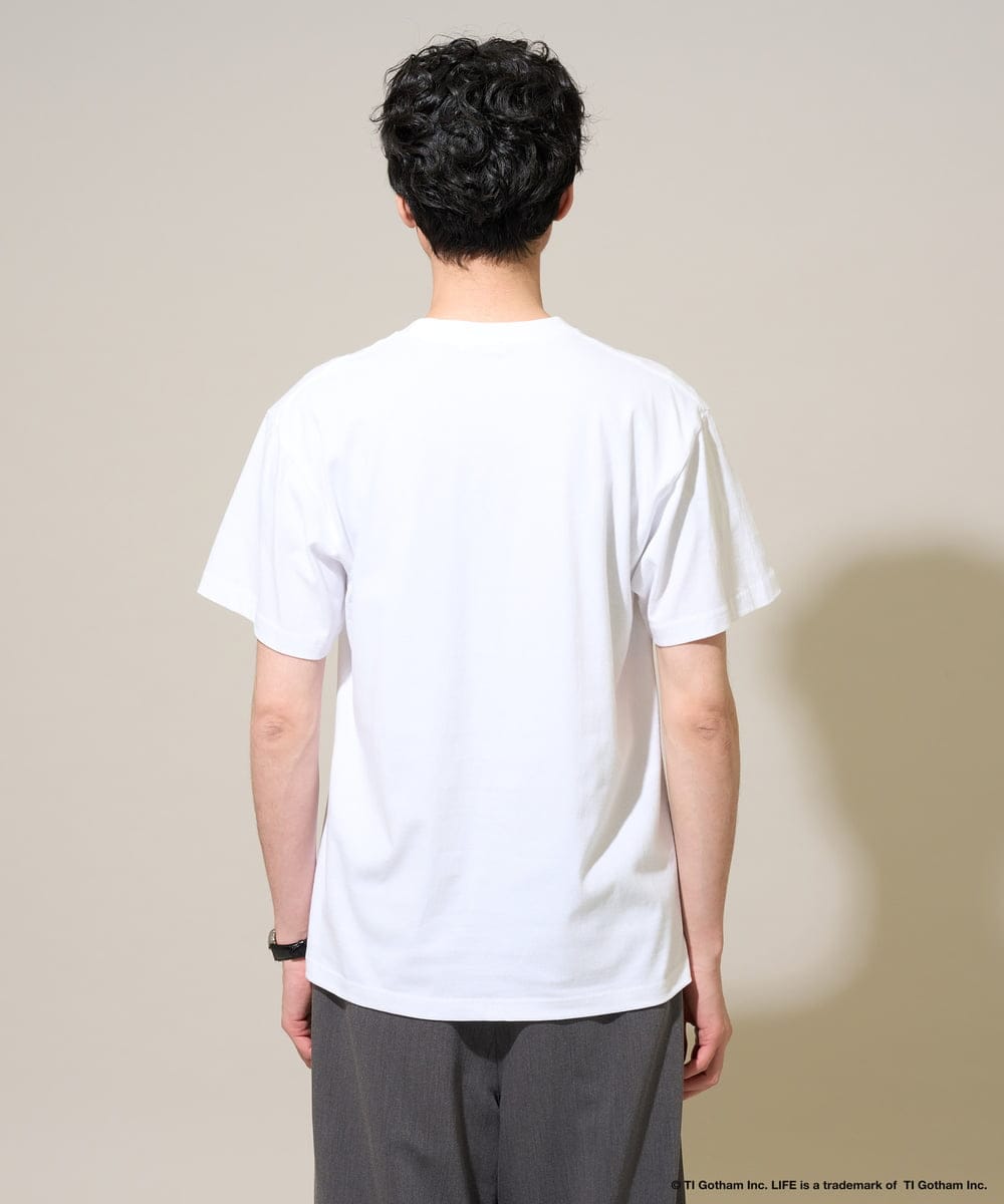 KHKGD31059 a.v.v MEN(アー・ヴェ・ヴェ) ライフピクチャーコレクションプリントＴシャツ ホワイト