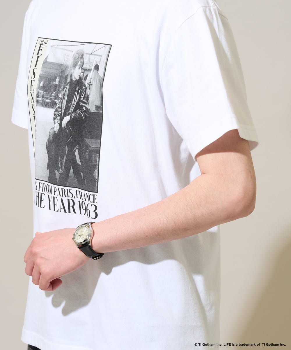 KHKGD31059 a.v.v MEN(アー・ヴェ・ヴェ) ライフピクチャーコレクションプリントＴシャツ ホワイト