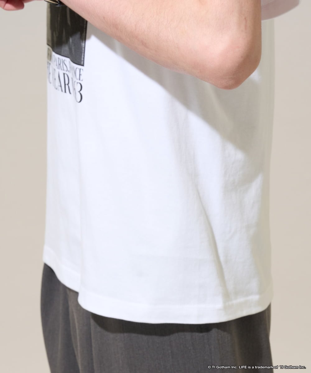 KHKGD31059 a.v.v MEN(アー・ヴェ・ヴェ) ライフピクチャーコレクションプリントＴシャツ ホワイト