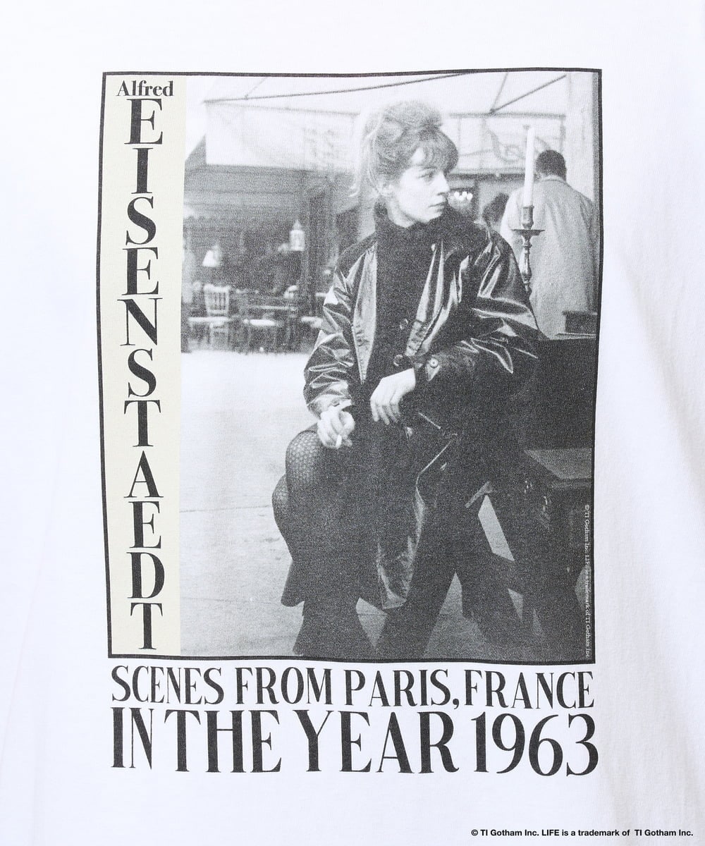 KHKGD31059 a.v.v MEN(アー・ヴェ・ヴェ) ライフピクチャーコレクションプリントＴシャツ ホワイト
