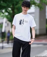 KHKGD32059 a.v.v MEN(アー・ヴェ・ヴェ) プラダヲキタアクマプリントＴシャツ ホワイト