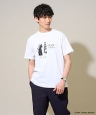 KHKGD32059 a.v.v MEN(アー・ヴェ・ヴェ) プラダヲキタアクマプリントＴシャツ ホワイト