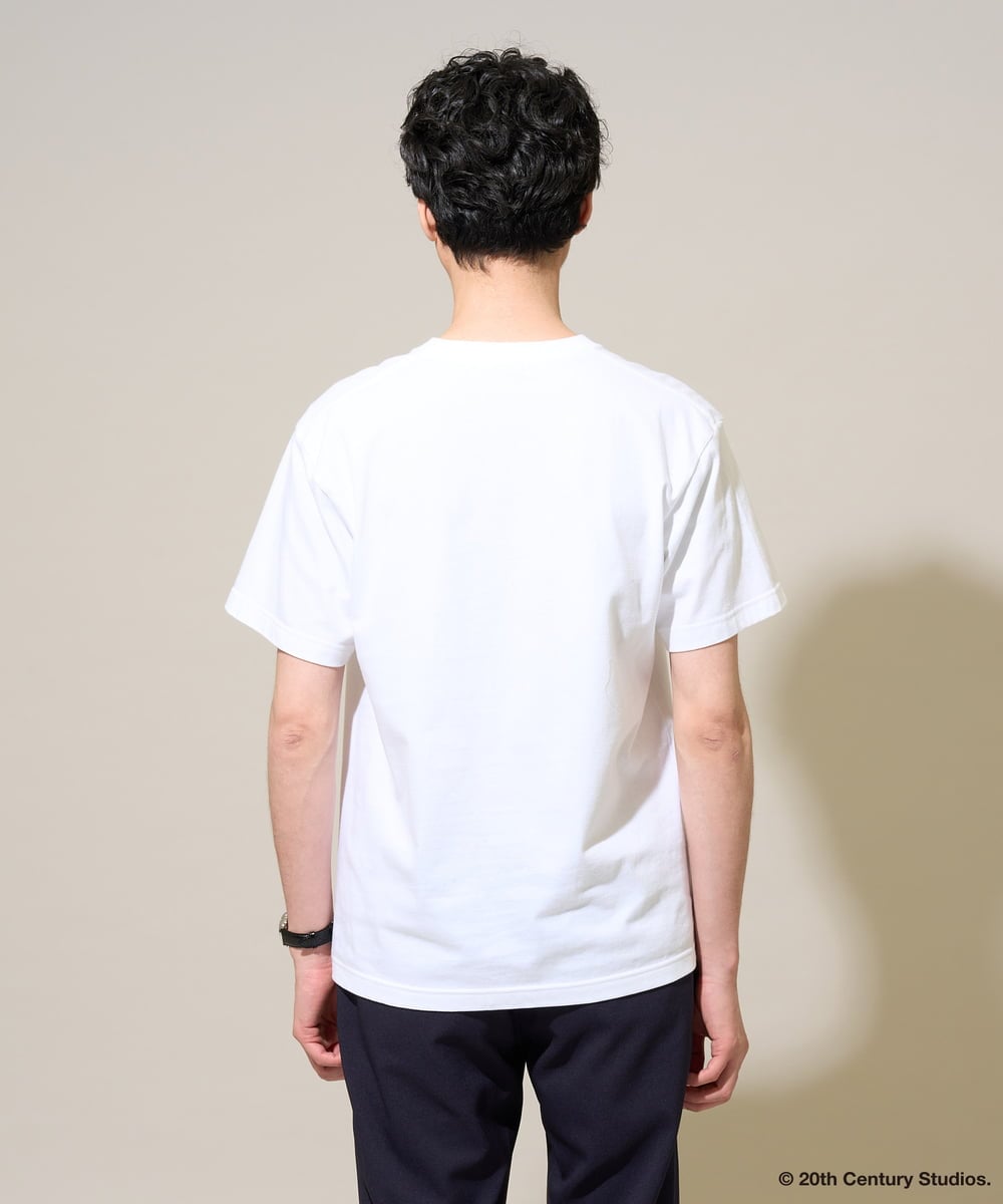KHKGD32059 a.v.v MEN(アー・ヴェ・ヴェ) プラダヲキタアクマプリントＴシャツ ホワイト
