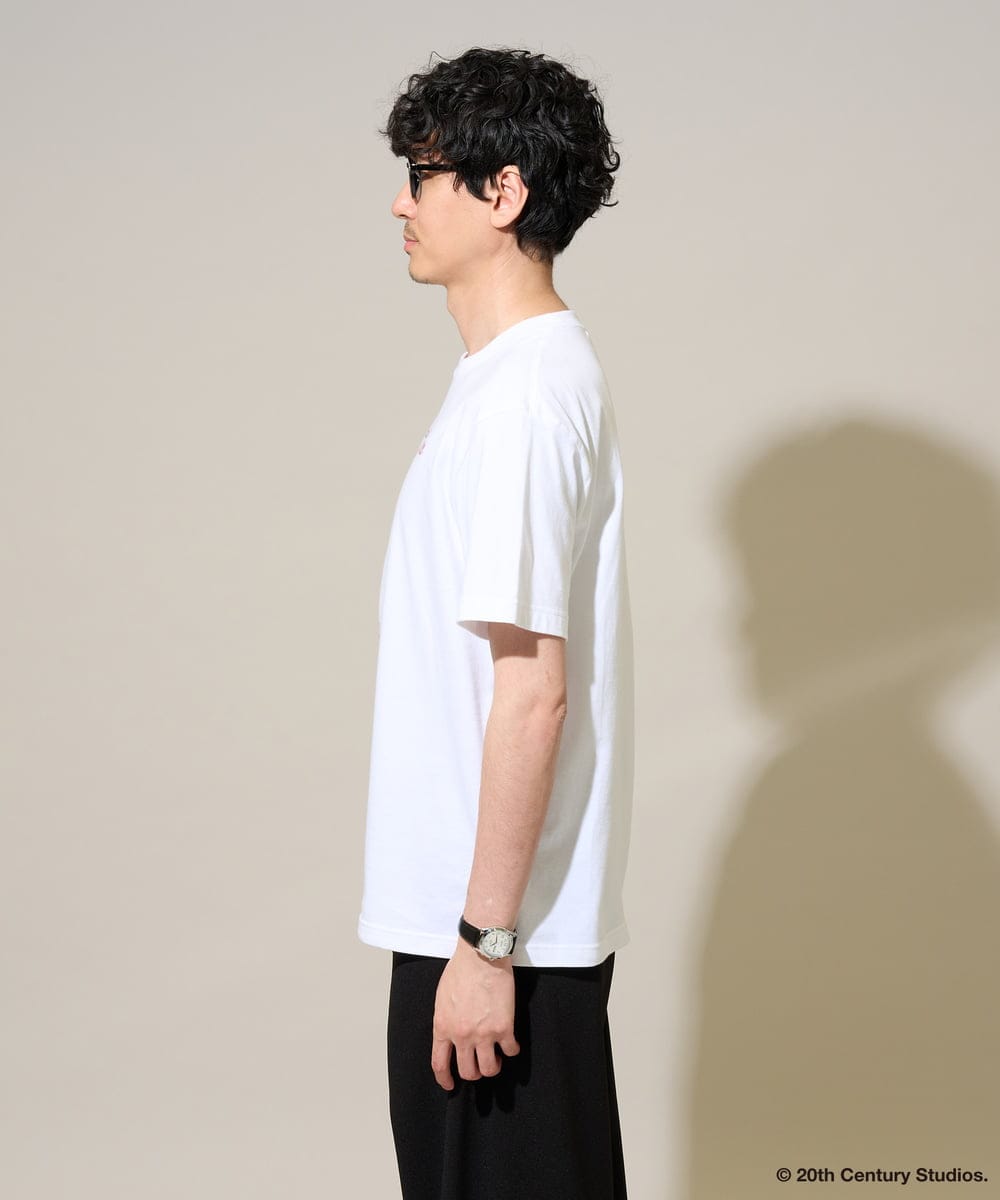 KHKGD33059 a.v.v MEN(アー・ヴェ・ヴェ) プラダヲキタアクマプリントＴシャツ ホワイト