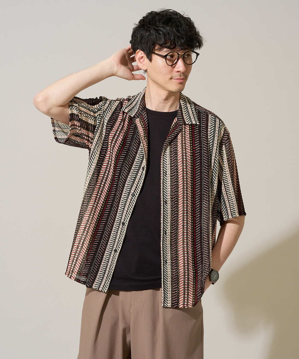 KHKGD39019 a.v.v MEN(アー・ヴェ・ヴェ) 【接触冷感】ノースリーブカットソー ブラック