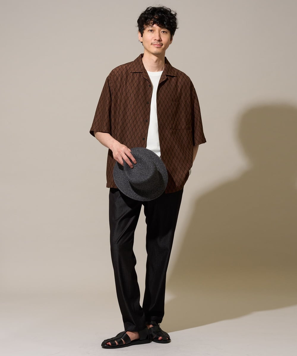 KHKGD39019 a.v.v MEN(アー・ヴェ・ヴェ) 【雑誌MonoMax６月号掲載】ノースリーブカットソー【接触冷感】 ブラック
