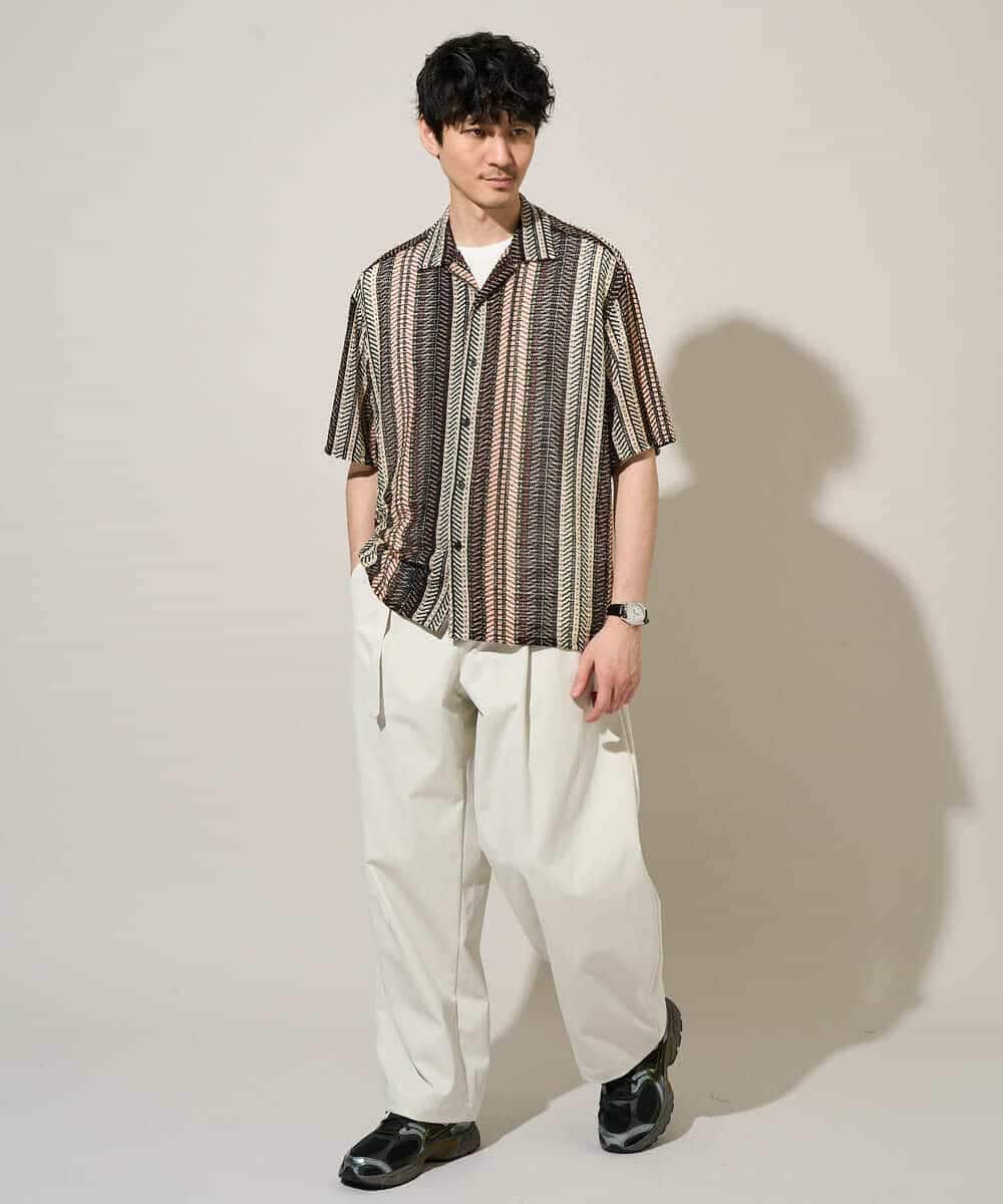 KHKGD39019 a.v.v MEN(アー・ヴェ・ヴェ) 【接触冷感】ノースリーブカットソー ブラック