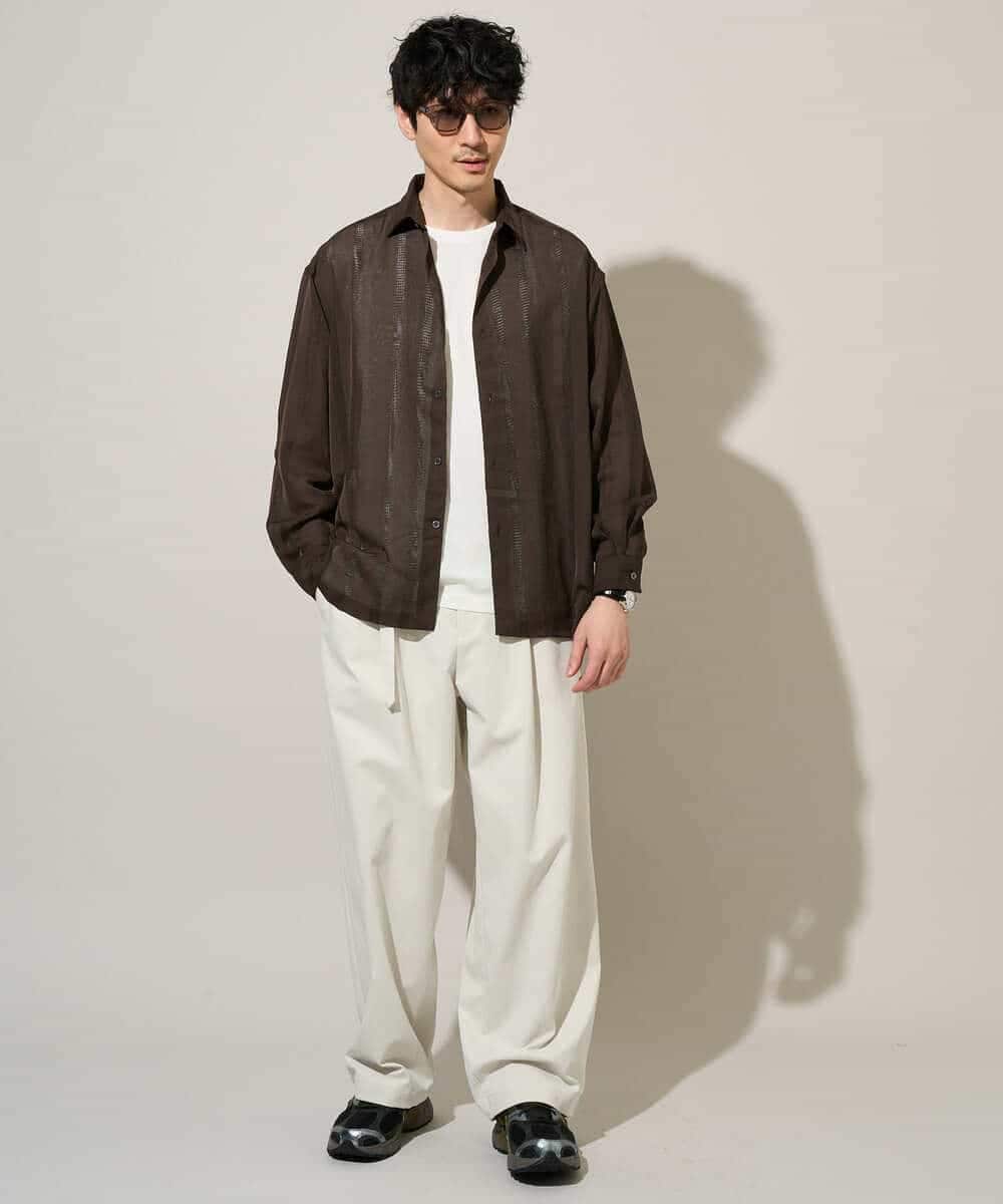 KHKGD39019 a.v.v MEN(アー・ヴェ・ヴェ) 【接触冷感】ノースリーブカットソー ブラック