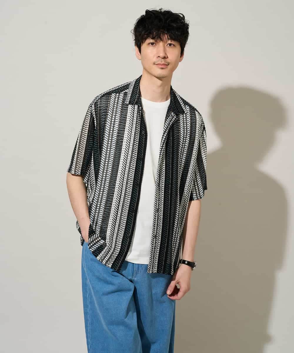 KHKGD39019 a.v.v MEN(アー・ヴェ・ヴェ) 【接触冷感】ノースリーブカットソー ブラック