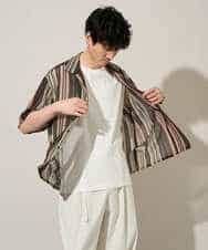 KHKGD39019 a.v.v MEN(アー・ヴェ・ヴェ) 【接触冷感】ノースリーブカットソー ブラック