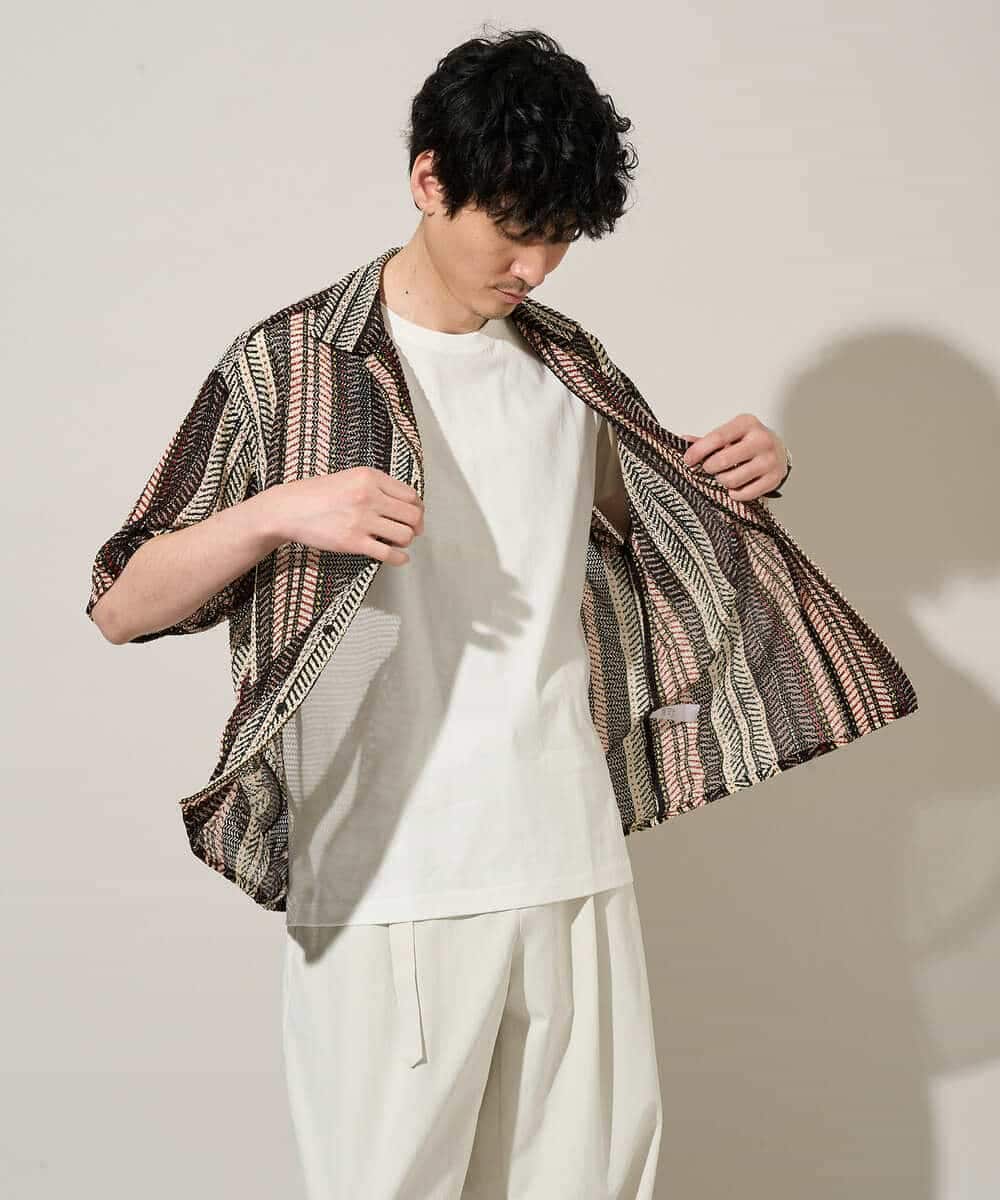 KHKGD39019 a.v.v MEN(アー・ヴェ・ヴェ) 【接触冷感】ノースリーブカットソー ブラック